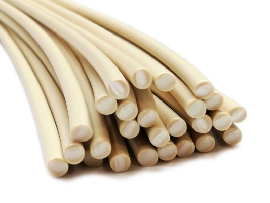 Plastic welding rods PE-HD 4mm Round Ivory (RAL1014) 25 rods